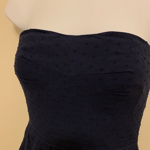 J.Crew Swiss Dot Strapless Dress - Picture 3 of 8